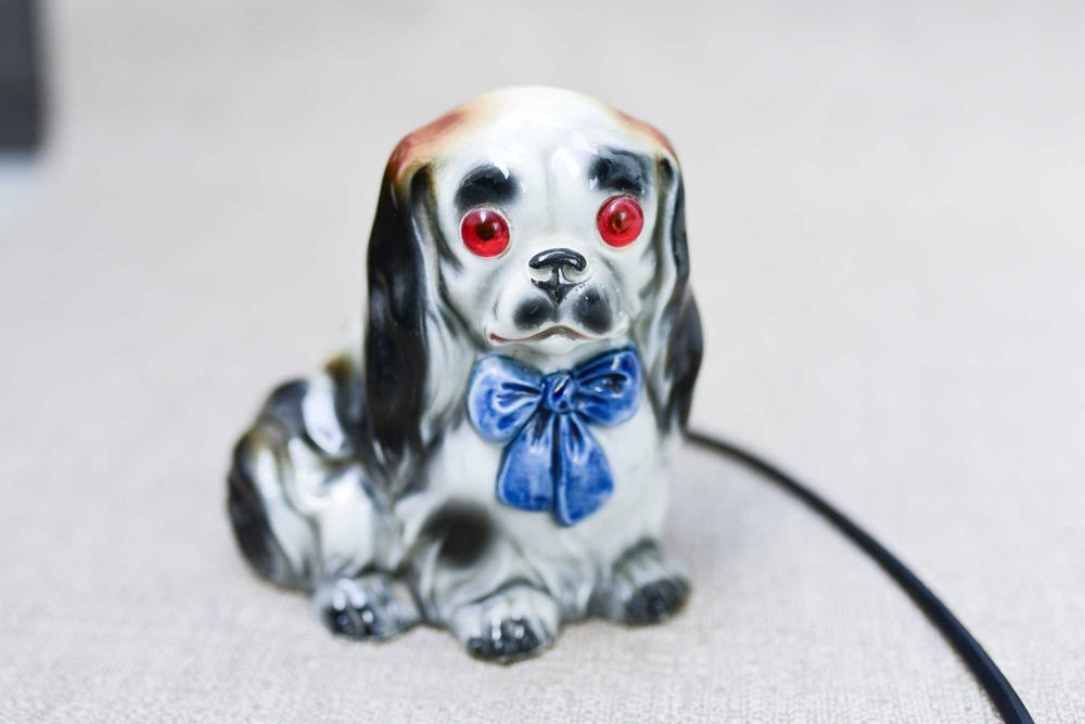 Unikatowa Lampa Perfumeryjna Figurka Psa Cavalier  Spaniel