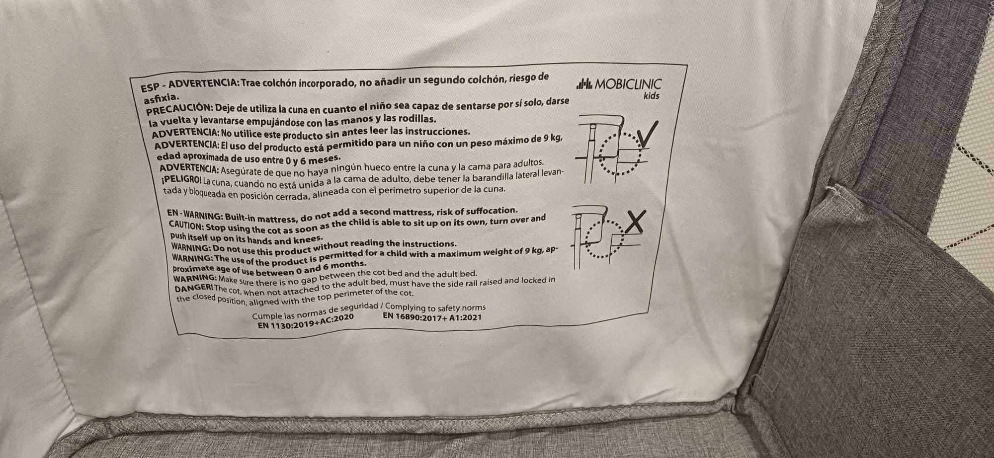 Cama bebé como nova