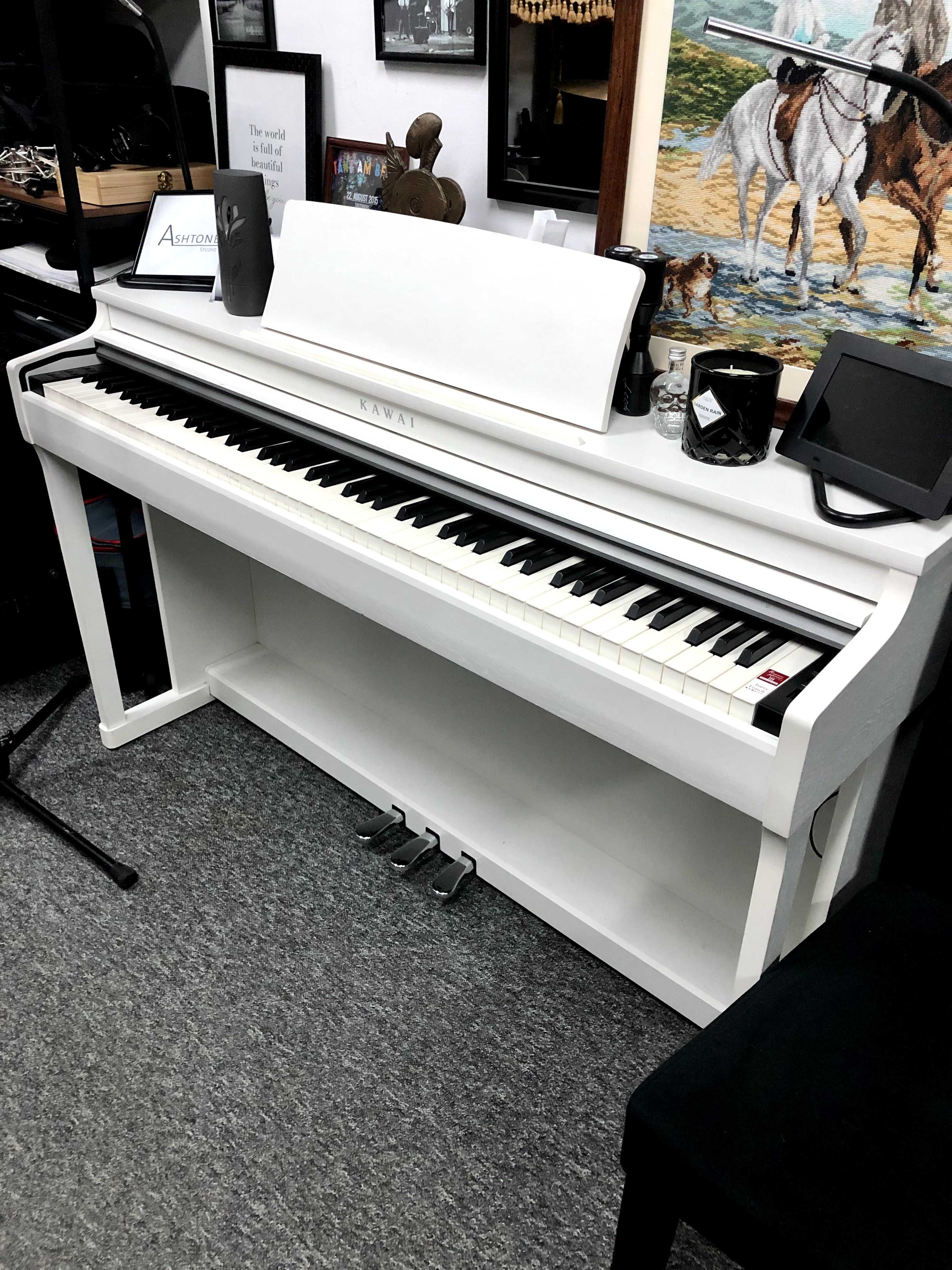 Pianino cyfrowe KAWAI CN25W ważona klawiatura