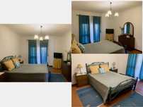Mobilia completa quarto casal + colchão + candeeiros + cortinados