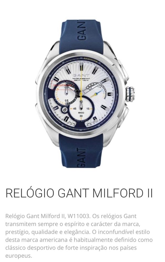 Relógio gant w11003