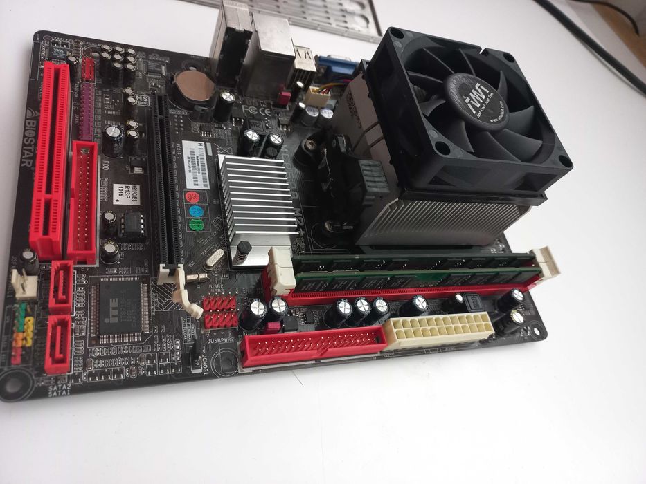 Комплект Матиринська плата.процесор.озу, блок живлення 450w