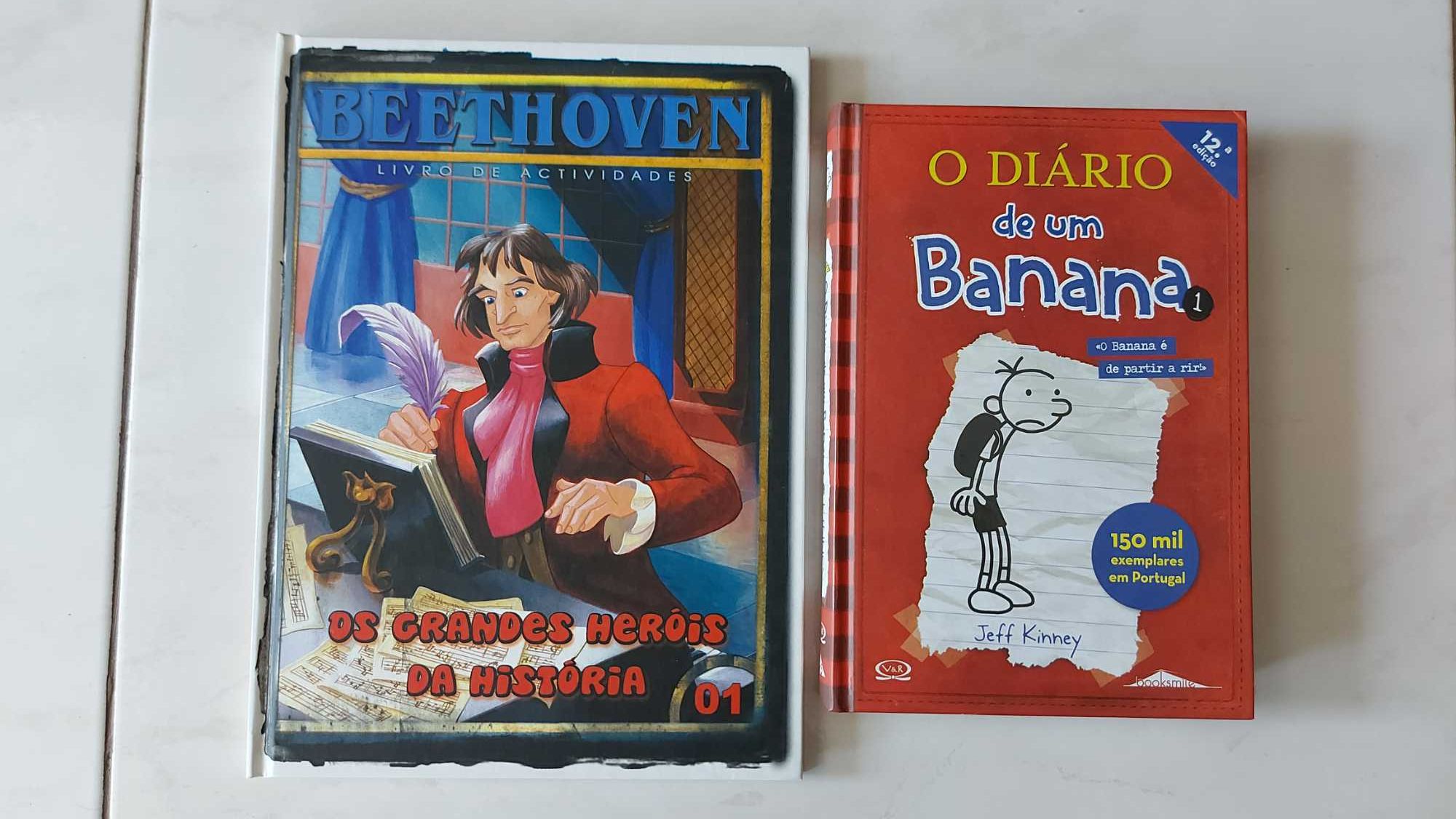 Beethoven - livro de actividades e Diário de um Banana