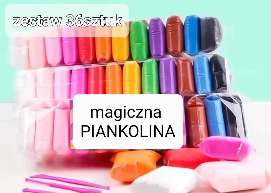magiczna piankolina zestaw dziecka zabawa +Niespodzianka