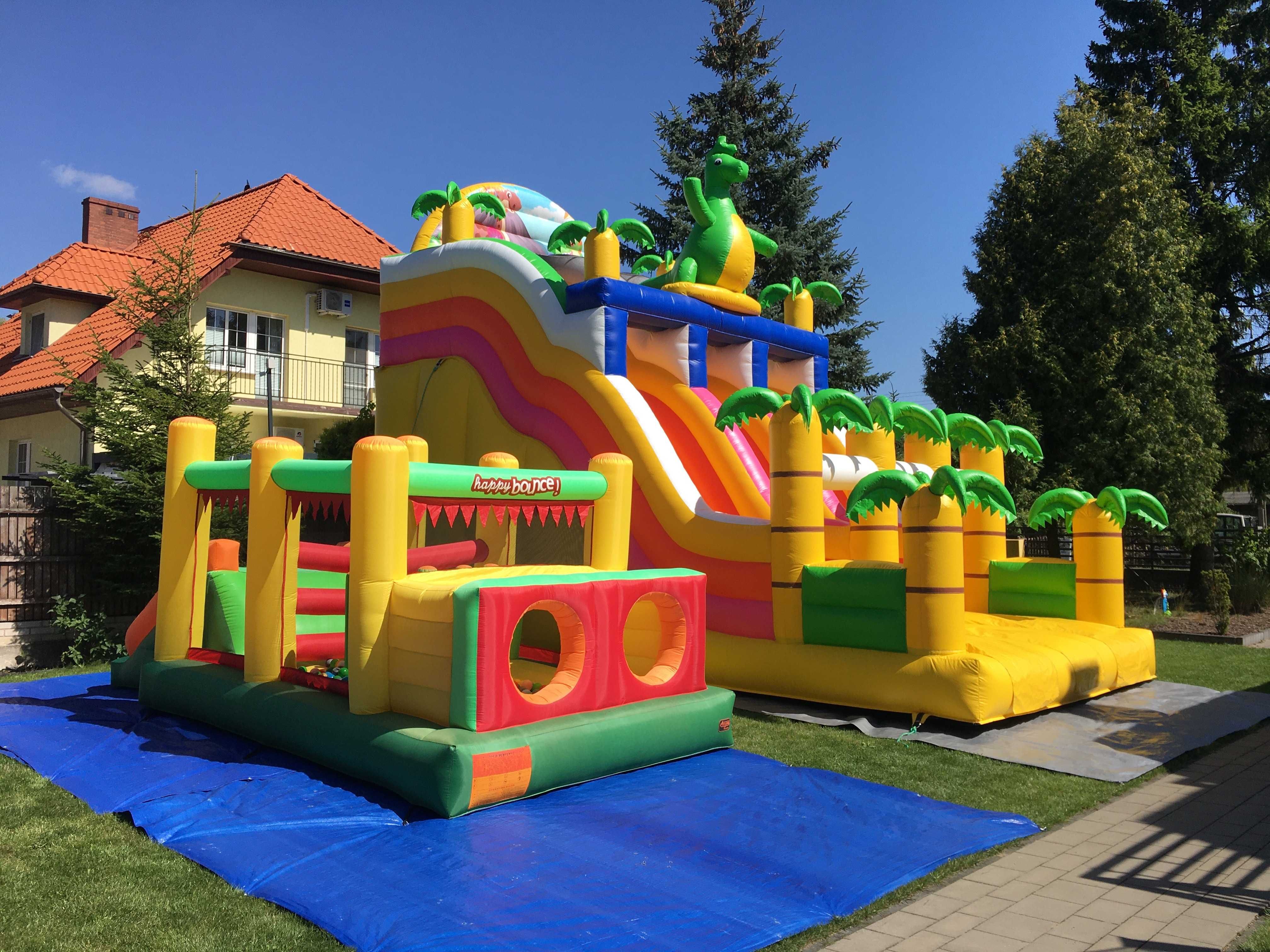 Dmuchańce, zjeżdżalnia dmuchana, zamek dmuchany, tor przeszkód