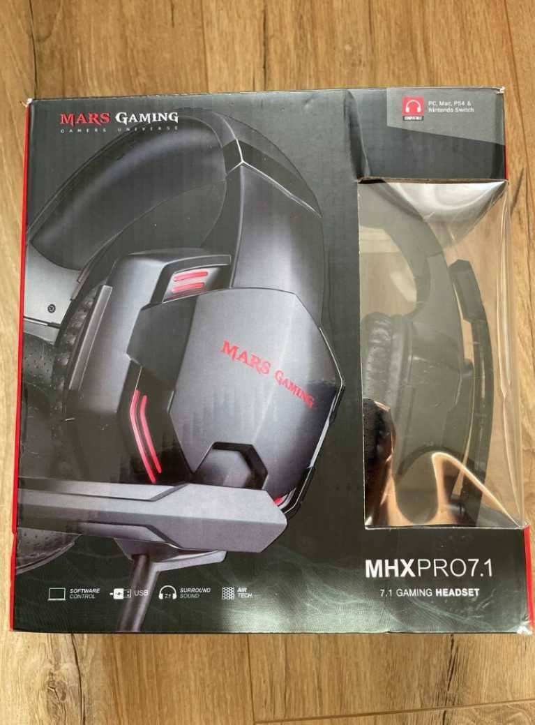 Klawiatura membranowa Trust GXT 830-RW + słuchawki Mars Gaming