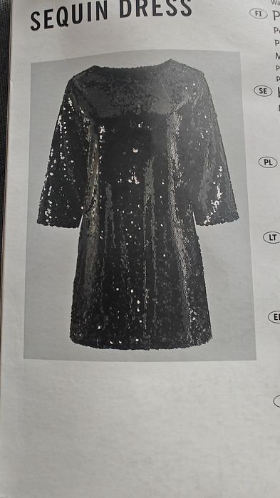 Sukienka cekinowa rozmiar M