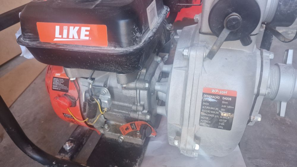 Motobomba de 7 kl like a gasolina estado nova