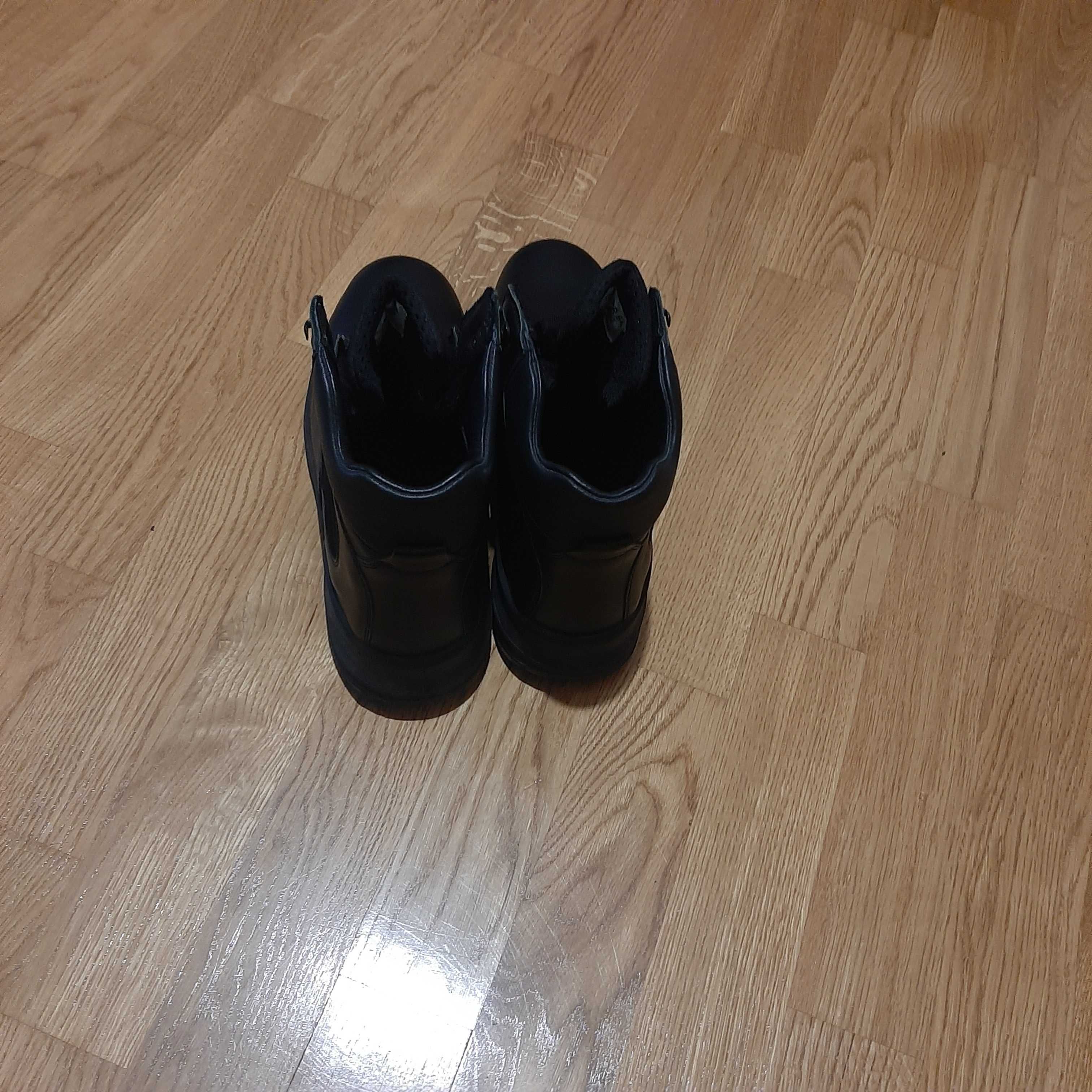 NOWE buty męskie czarne skórzane mundurowe, wojskowe GREGOR S.A.