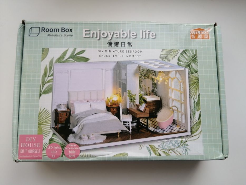 Румбокс мініатюра кімната зроби сам ляльковий будинок гра конструктор