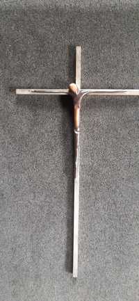 Krzyż Krzyż ścienny metalowy z Jezusemusem