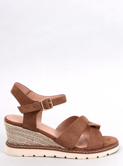 Espadryle Na Koturnie Sermon Khaki