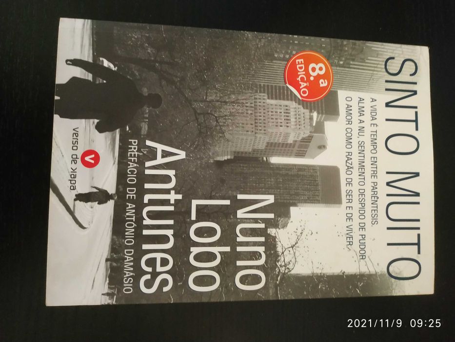Livro Sinto muito