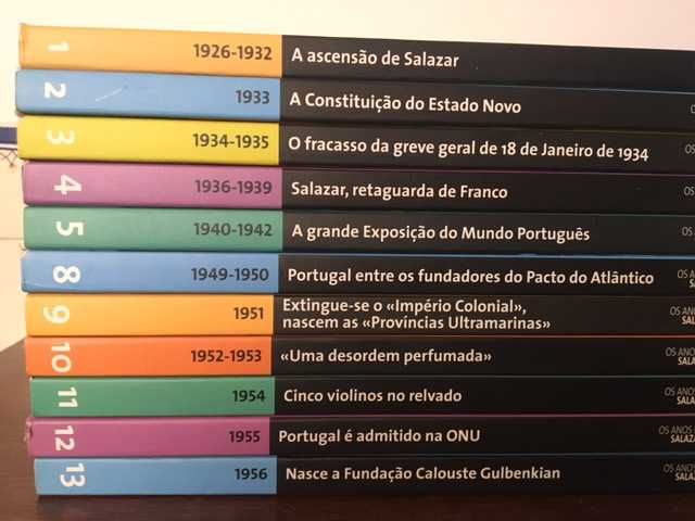 coleção OS ANOS DE SALAZAR - 11 volumes