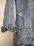 Kombinezon jeansowy Stradivarius 34 denim