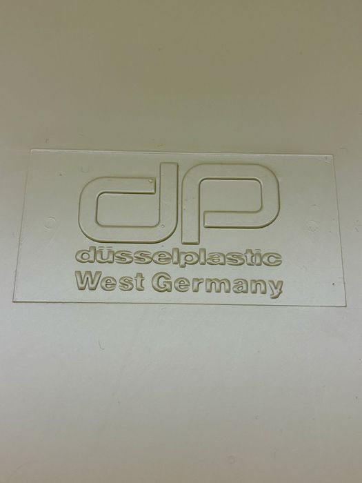 Vintage Okrągłe Lustro Space Age Atomic  Mega Design beżowy kolor Top