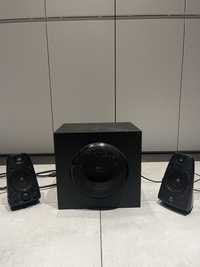 Subwoofer i dwa glosniki logitech