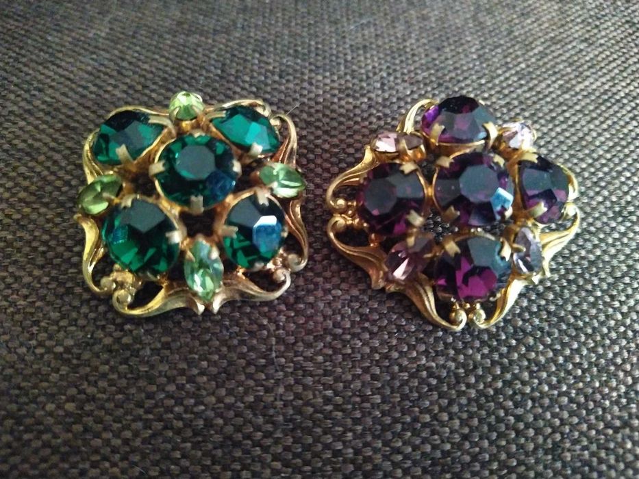 Броши Чехия винтаж.