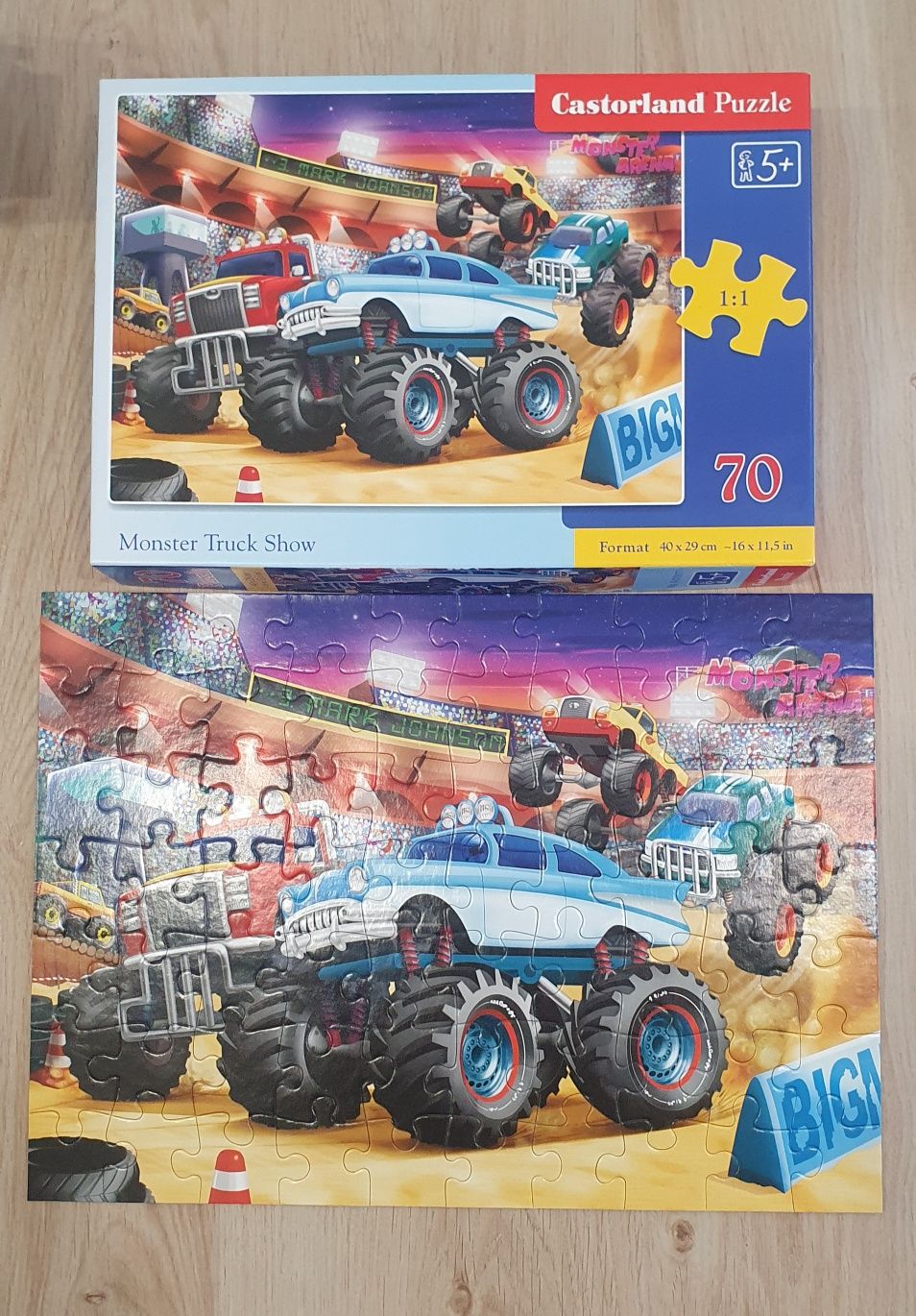 Puzzle Monster Truck 70 elementów