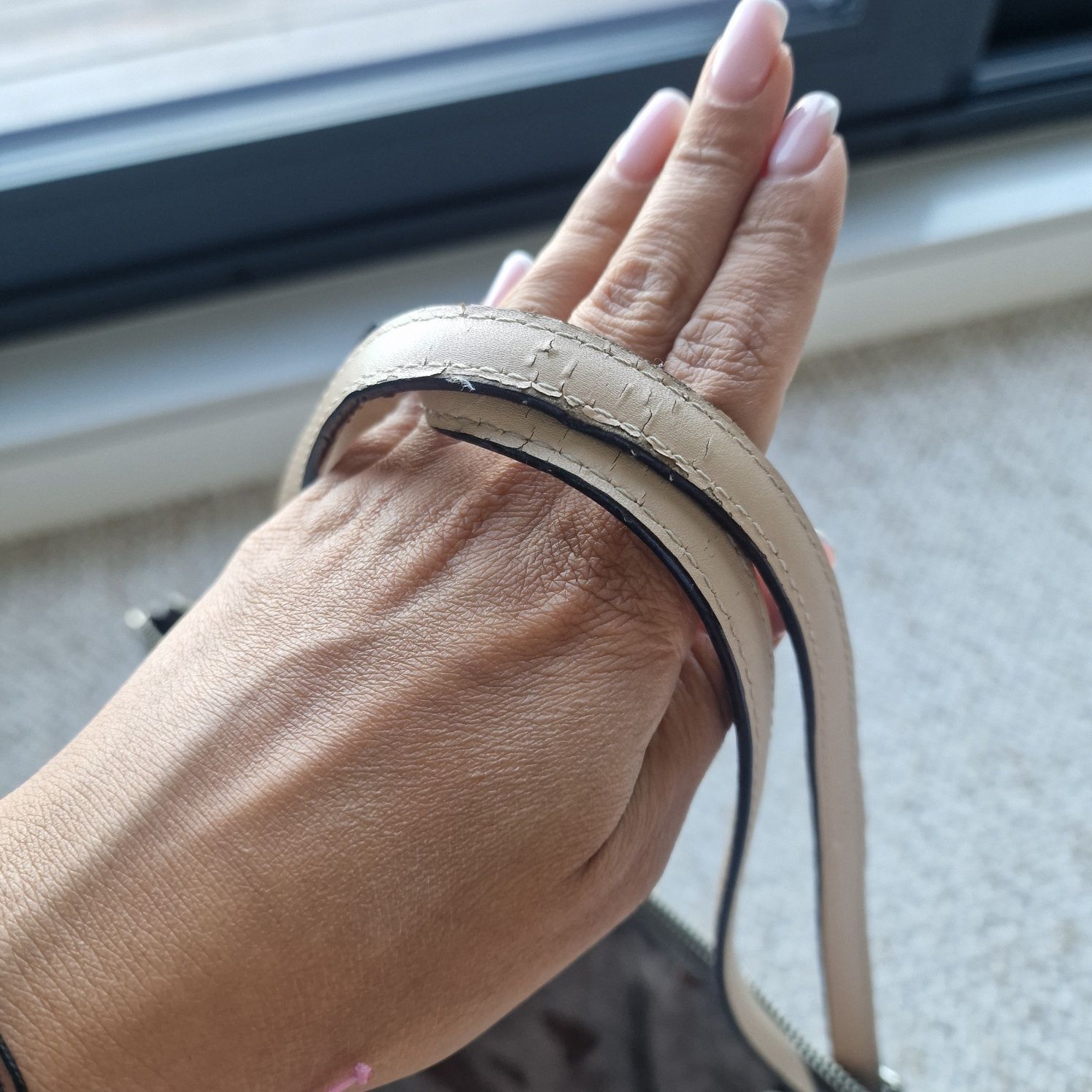 Torebka shopperka Michael Kors srebrna