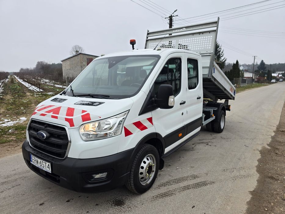 Ford Transit 2.0 Dubel Kabina Doka Kiper Wywrot # Bogate Wyposażenie!