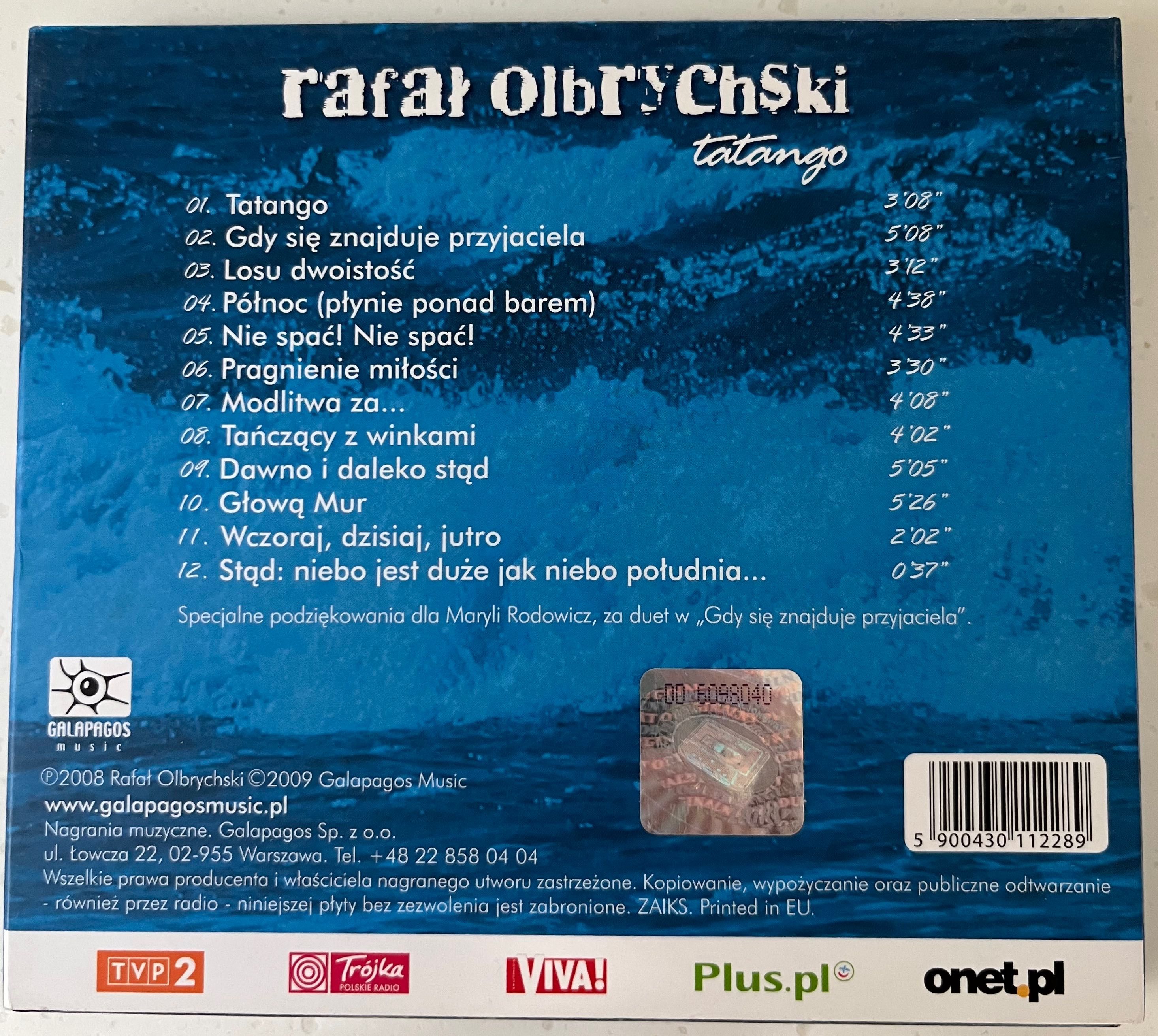 Płyta CD Rafał Olbrychski Tatango