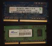 2GB+1GB (3GB razem) DDR3 1333MHz SO-DIMM // Pamięć do laptopa