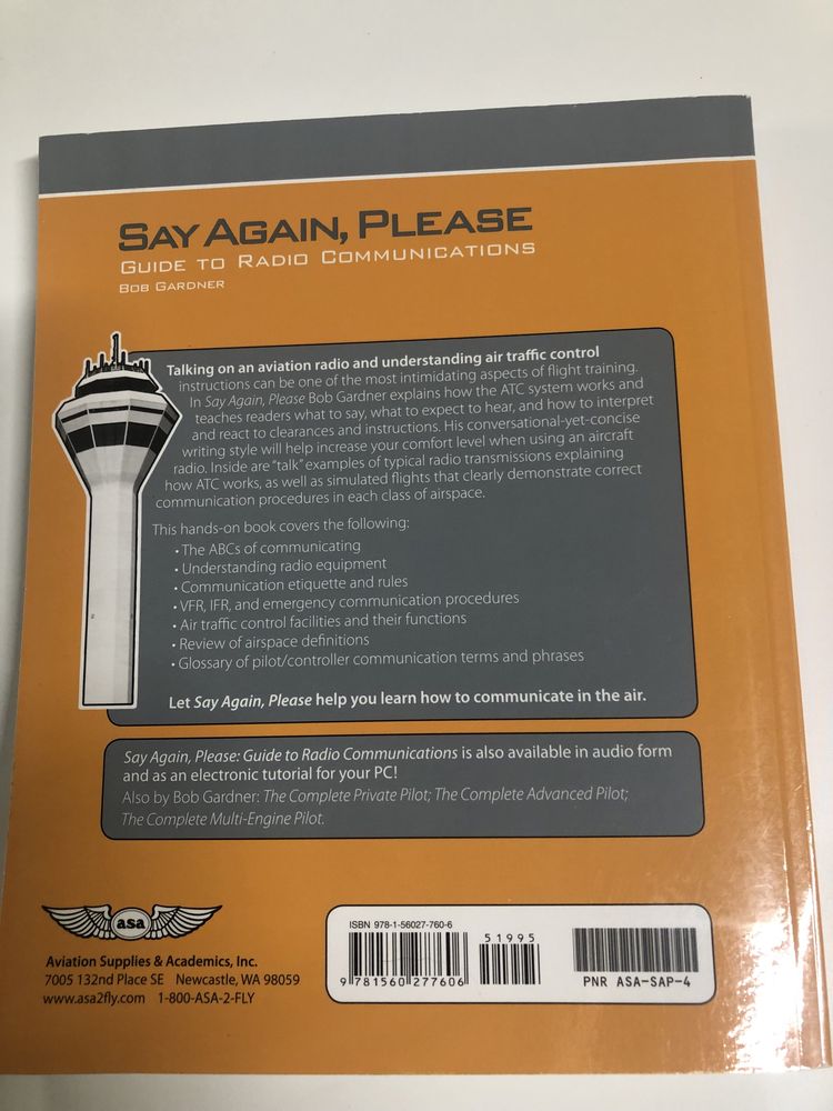 Say again please