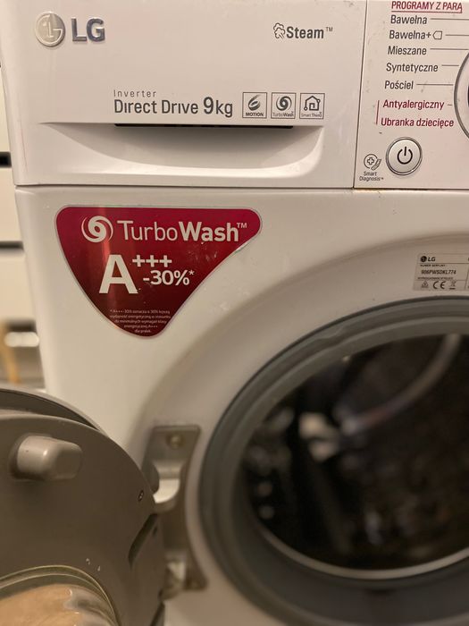 Pralka LG biała 9kg