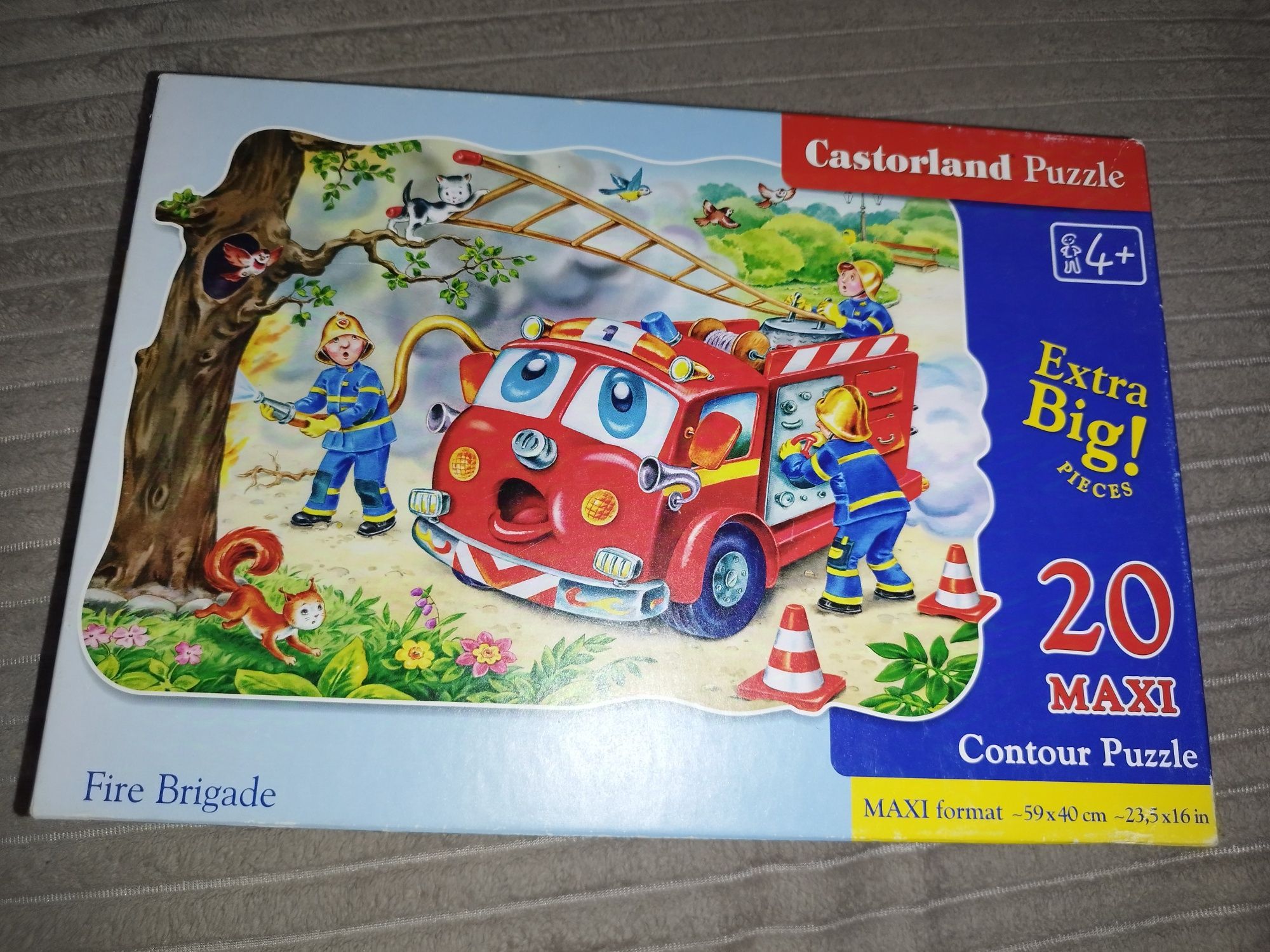 Puzzle 20 maxi Castorland straż pożarna
