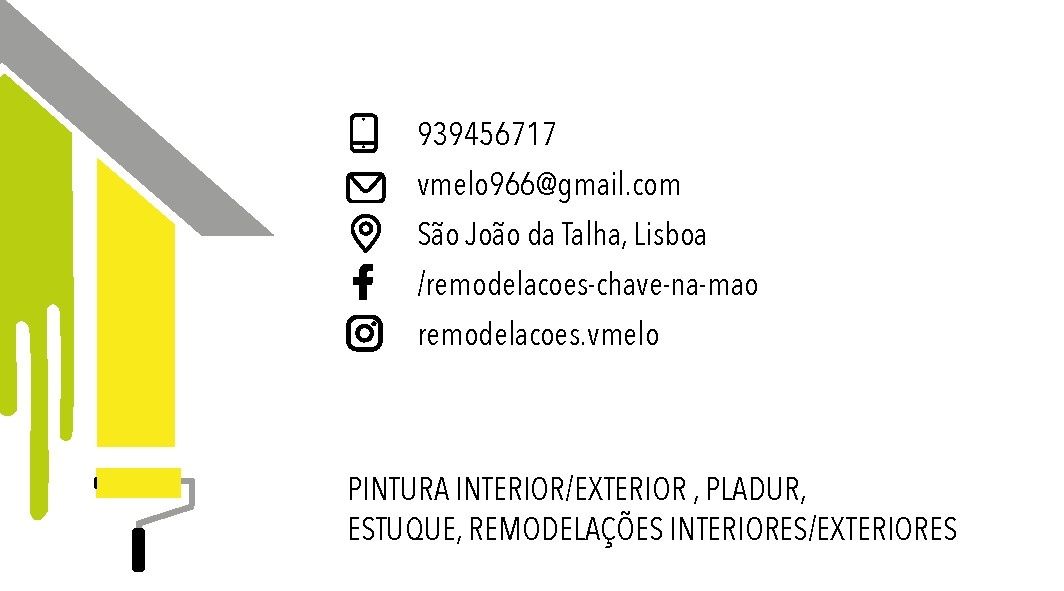 Remodelacoes, pinturas, pladur, estuques