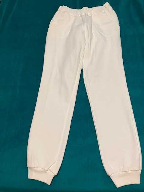 Spodnie dresowe Mosquito białe L/XL z metką