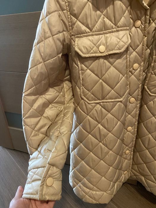 Стёганая демисезонная куртка рубашка