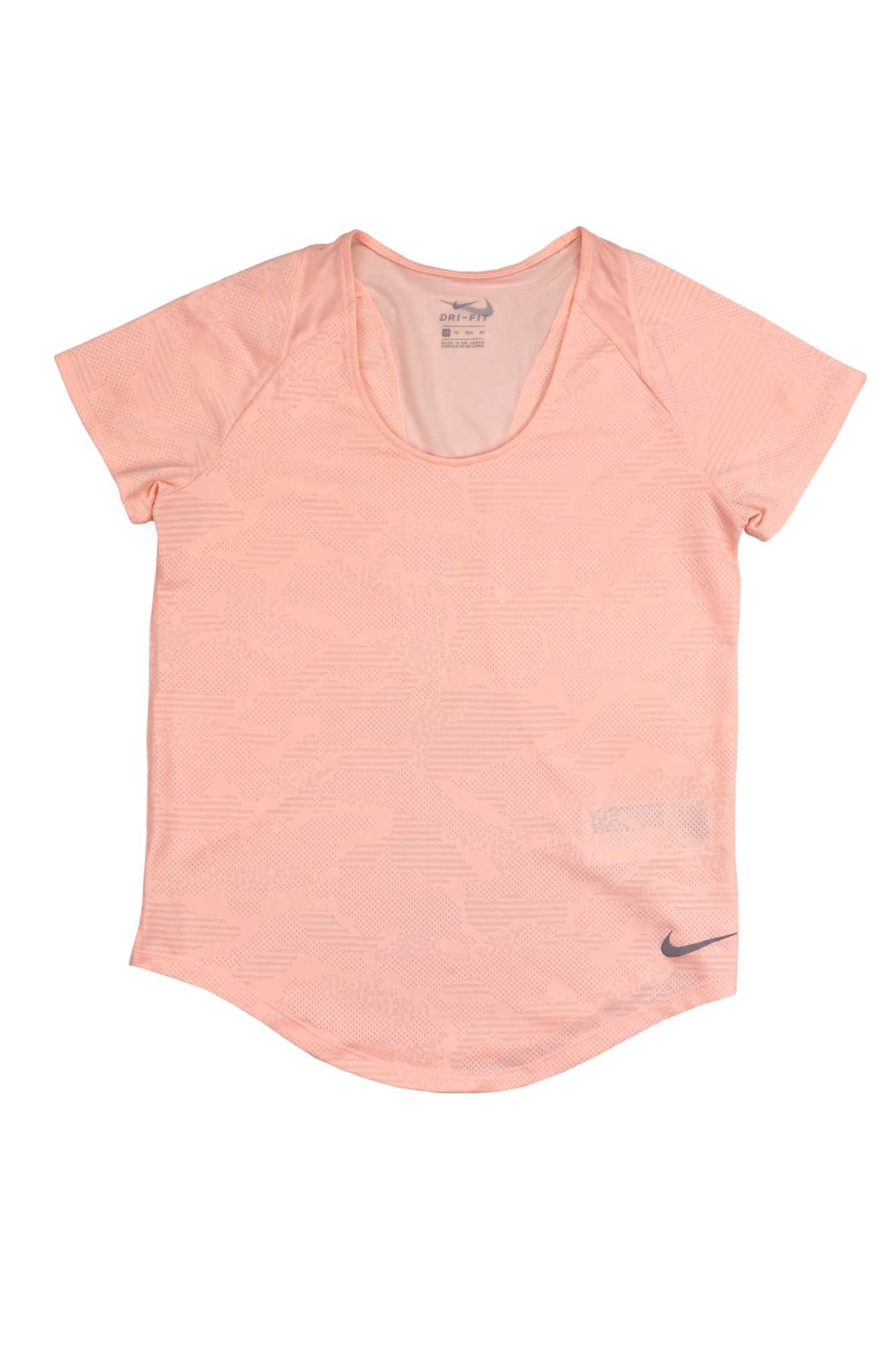 Nike sportowa ażurowa koszulka pastelowa XS