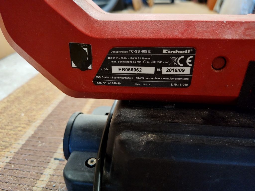Wyrzynarka Włosowa Einhell TC-SS 405E