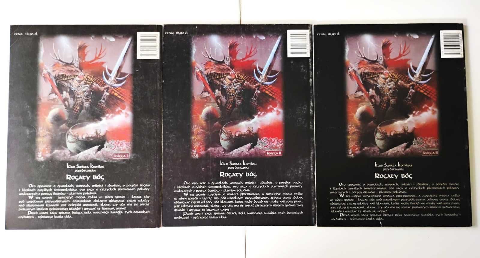 Komiks Slaine Rogaty Bóg (The Horned God) - 1,2,3 zestaw.