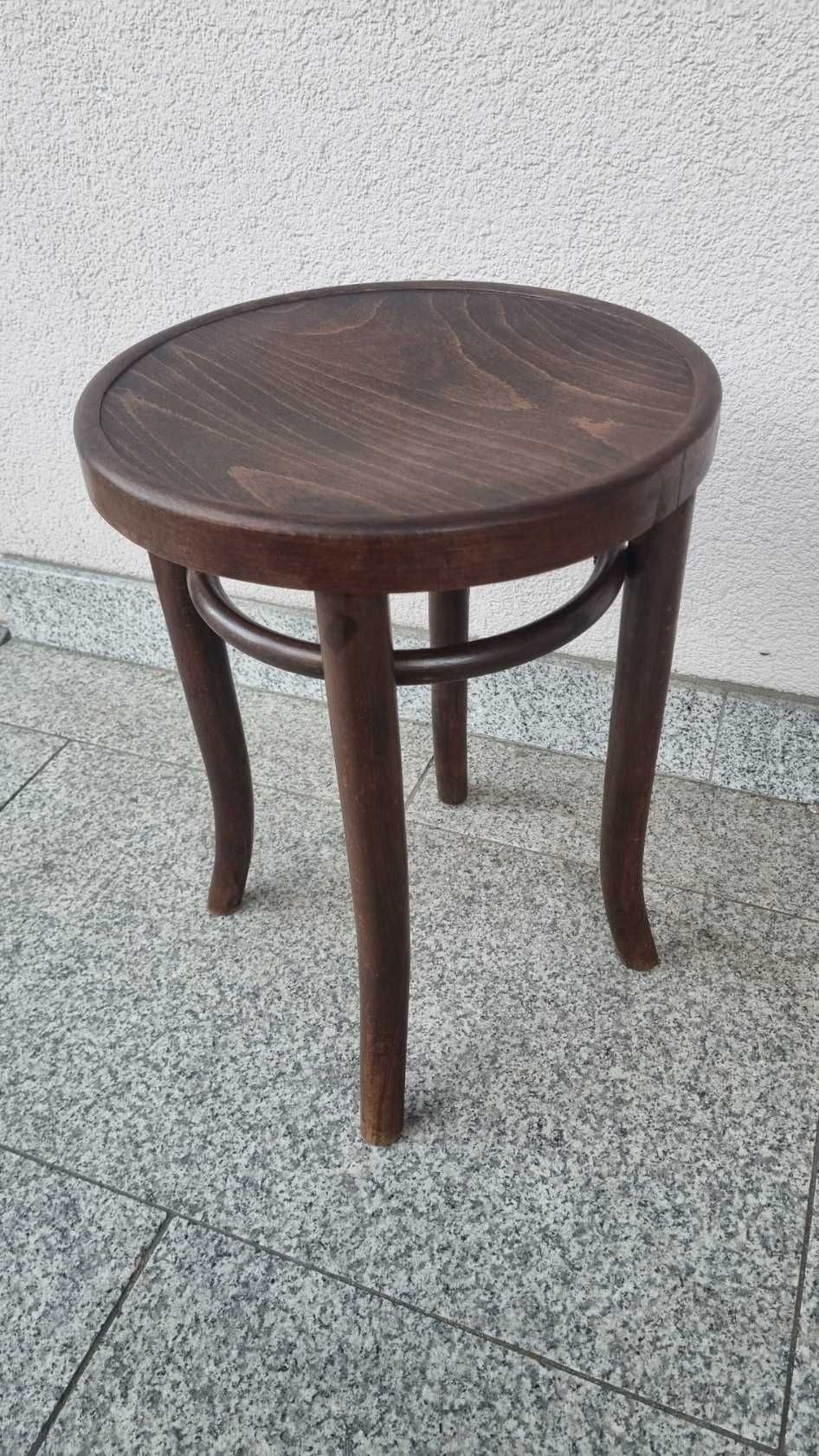 Thonet taboret krzesło gięte przedwojenne Art Deci Design