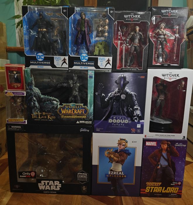 Фигурки  star wars, anime, games, films