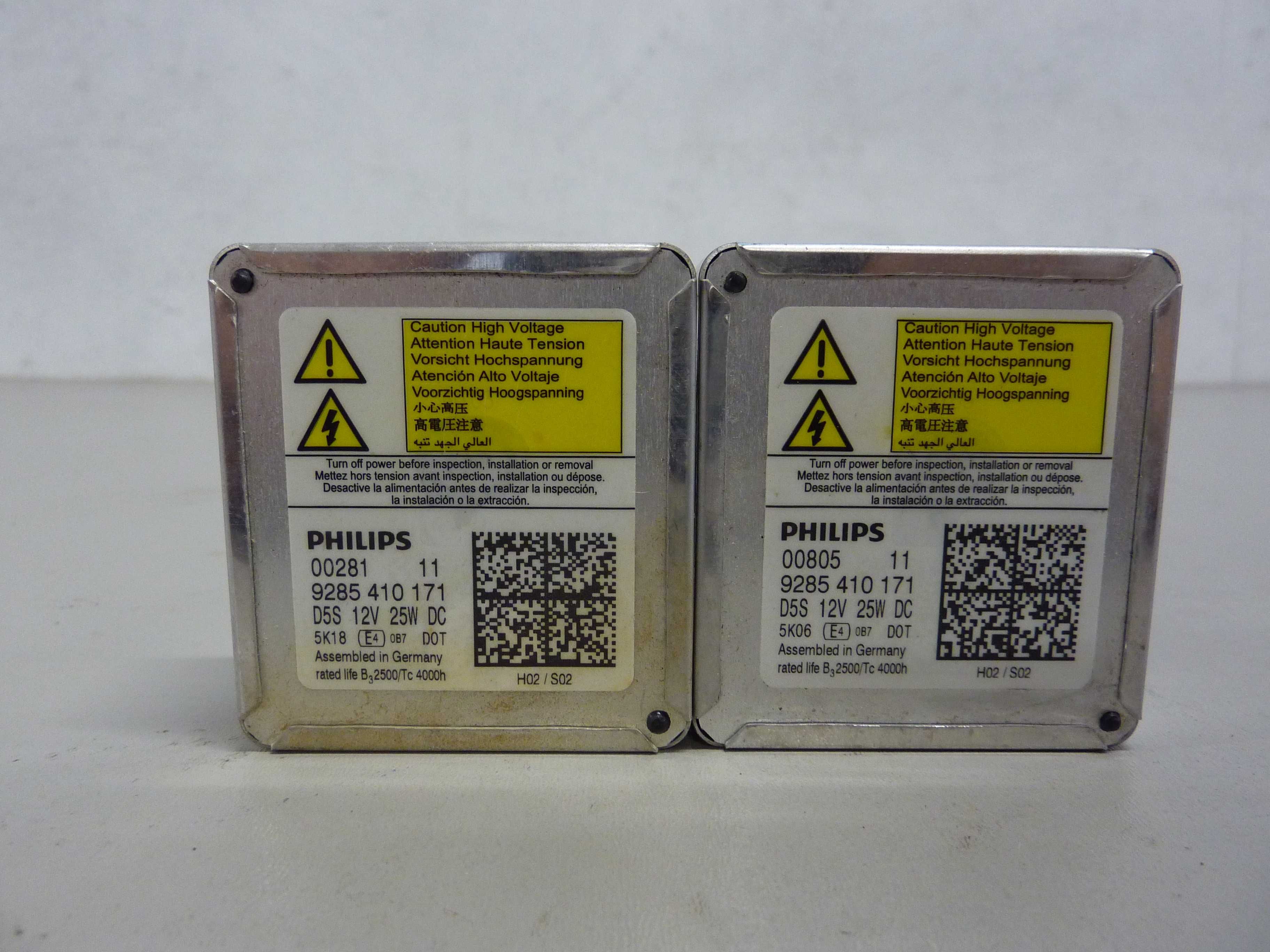 żarówka xenon PHILIPS D5S 12V 25W żarnik 2 sztuki komplet sprawne