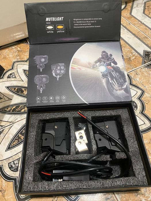 Додаткові фари для мотоцикла