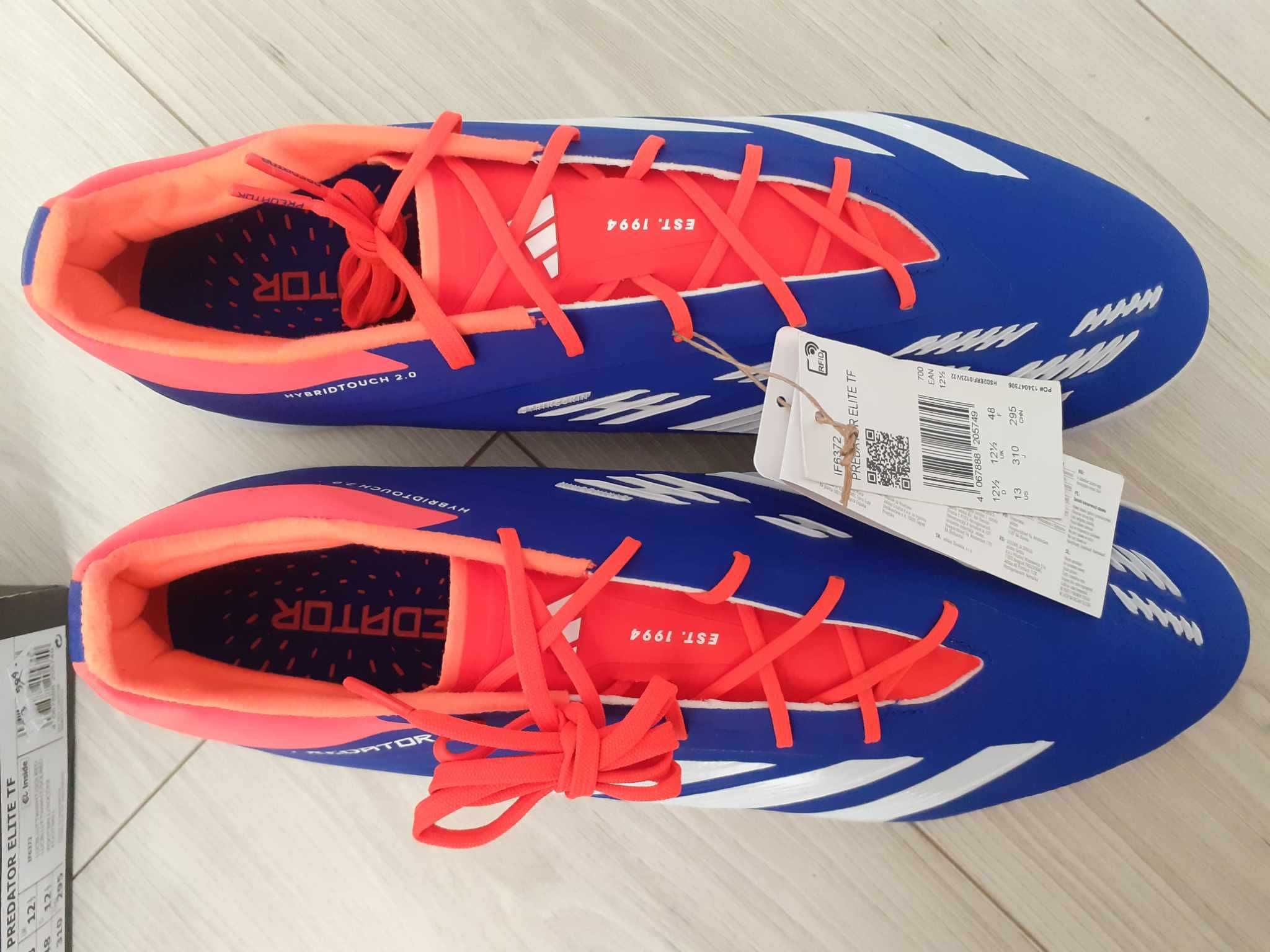 Profesjonalne piłkarskie turfy Adidas Predator Elite TF IF6372 roz. 48