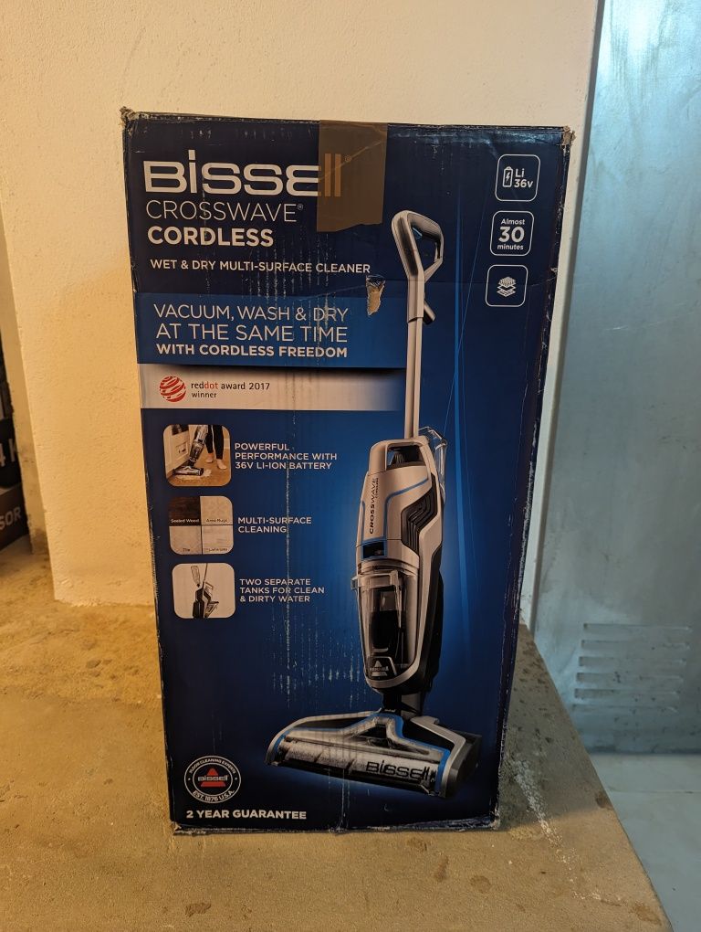 Aspirador Bissel Crosswave Cordless (sem fio)