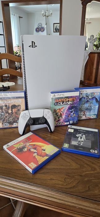 Playstation 5 com muito pouco uso