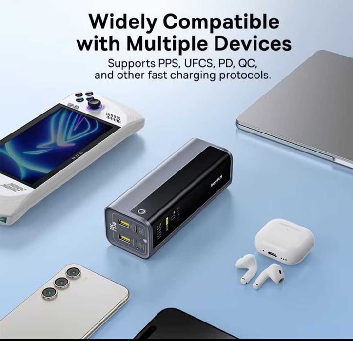 Портативний зовнішній акумулятор Baseus 145 Вт, 20800 мАг.