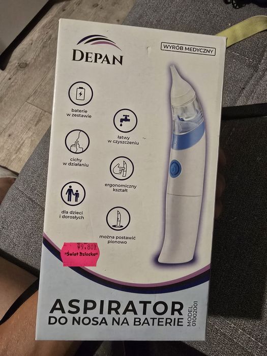 Aspirator do nosa na baterie