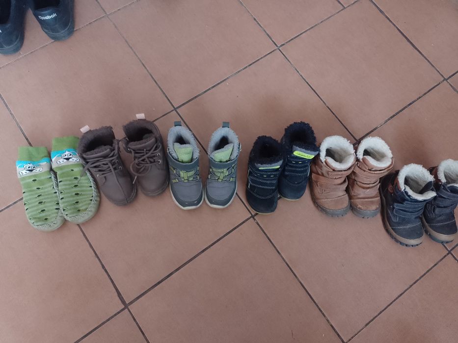 Buty zestaw za 15 zł. Rozmiar 24, 25