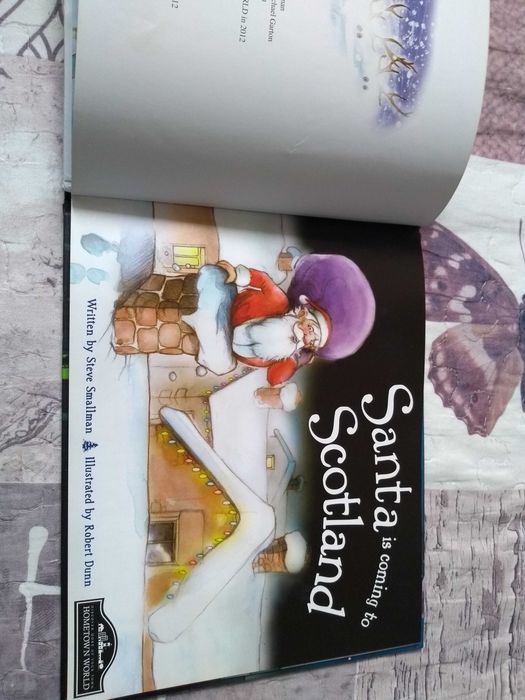 Książka po angielsku Santa is coming to Scotland, Steve Smallman