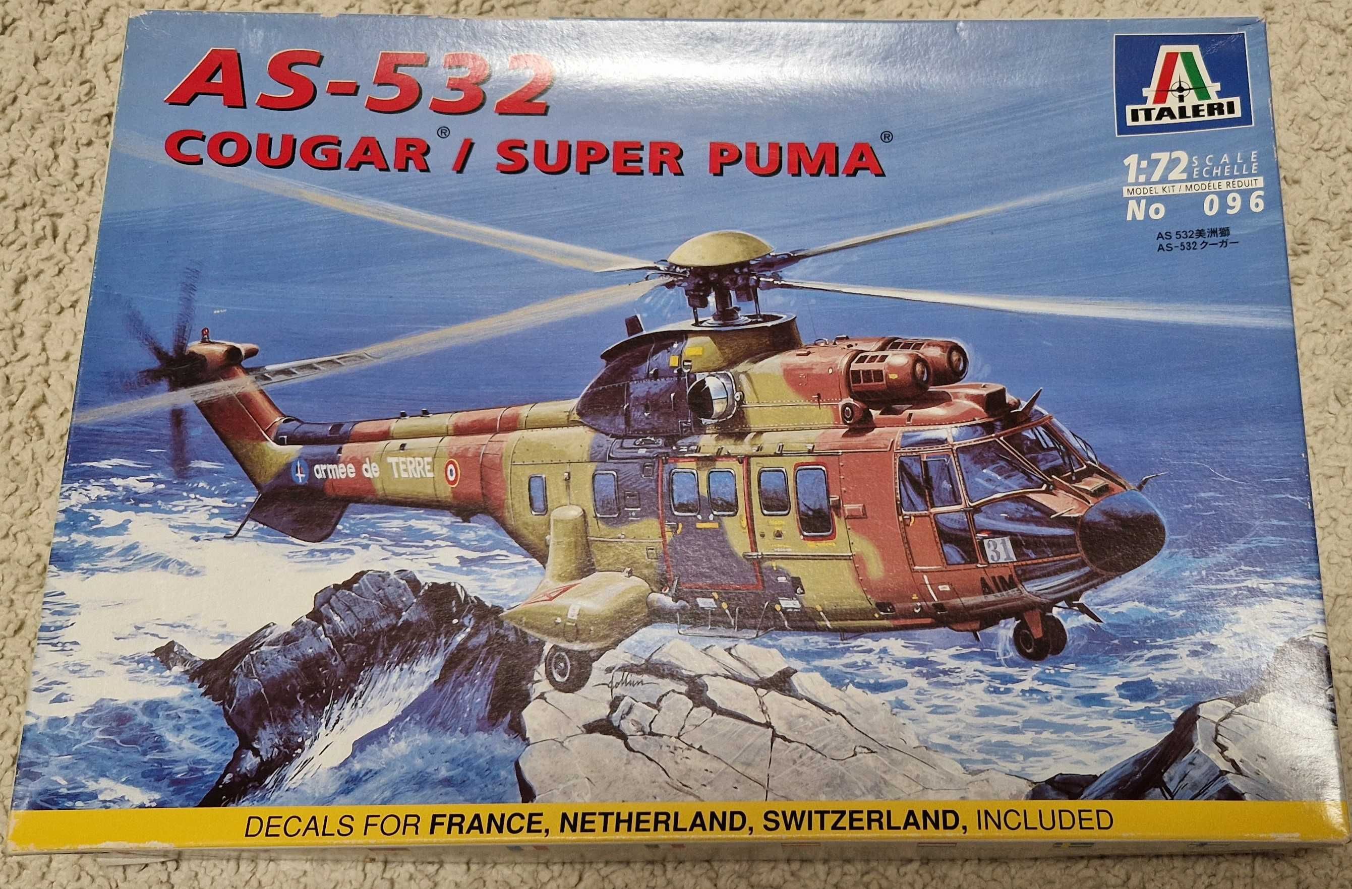 Model do sklejania 1:72 AS-532 Cougar/Super Puma - GDAŃSK