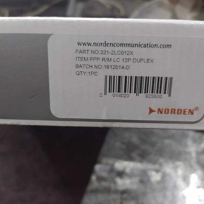 Настенный бокс для оптоволокна Norden 321-2LC012X на 12 портов