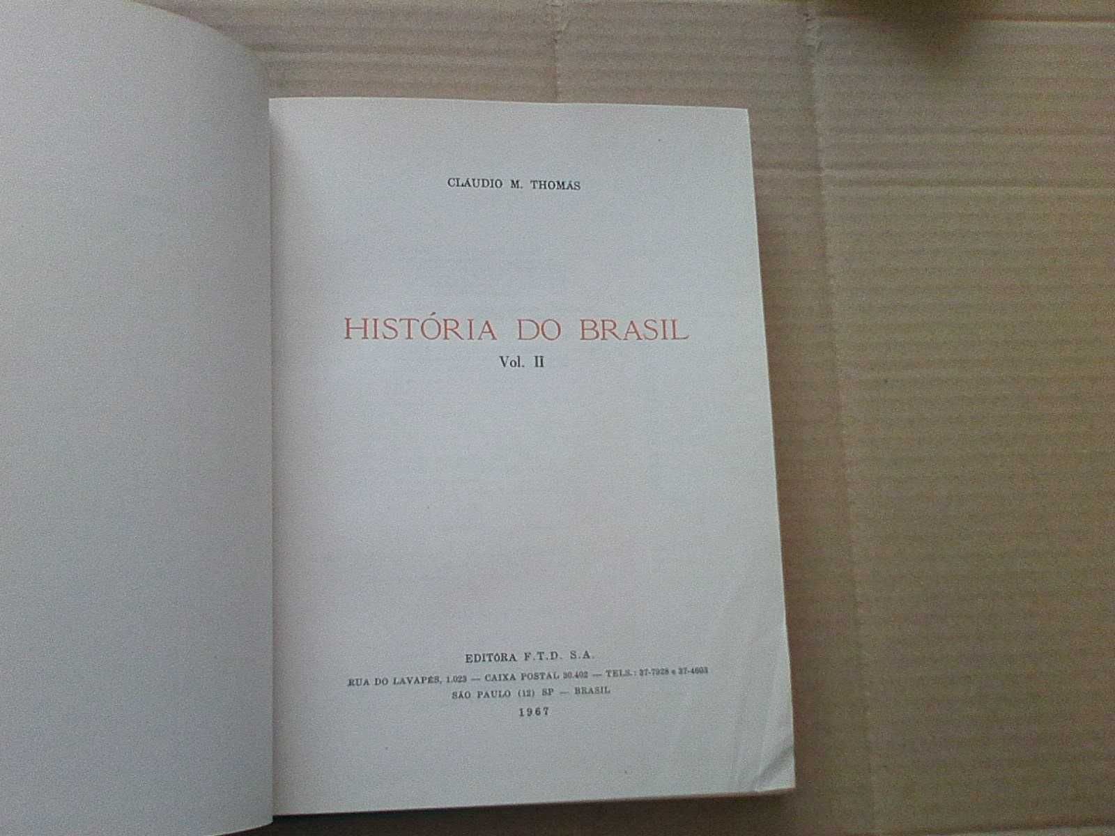 História do Brasi (em 4 Volumes)